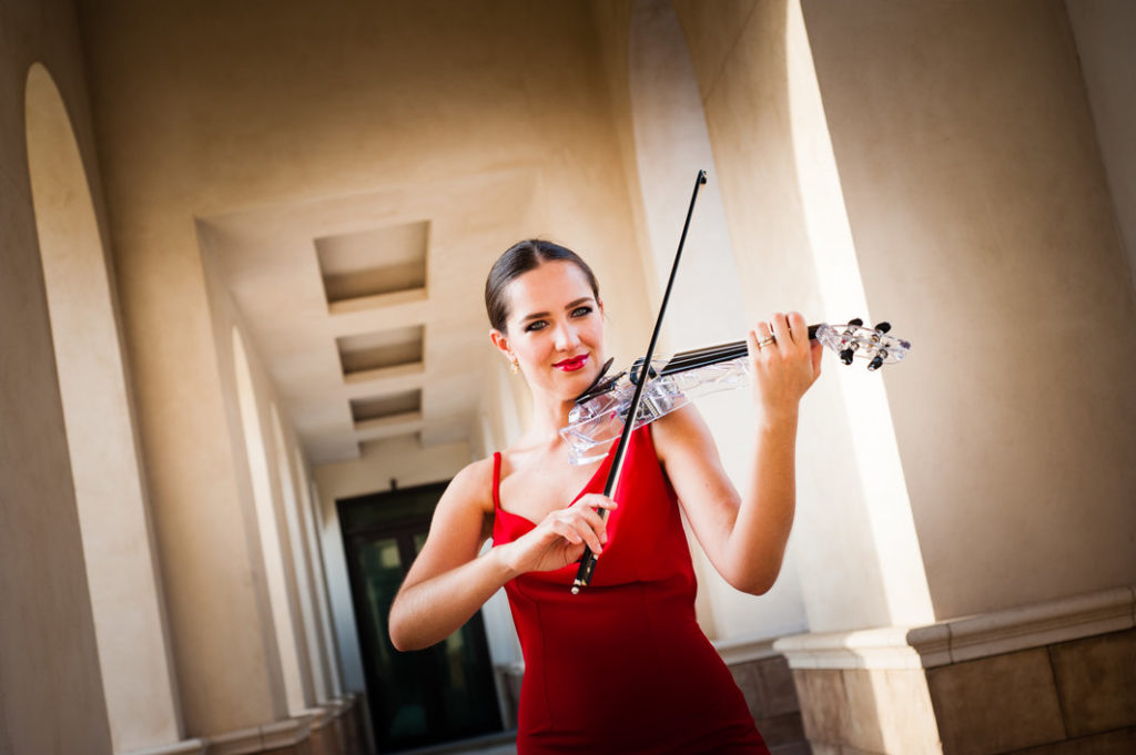 Marta Violinist Bash Events Group UAE Next Level Entertainment